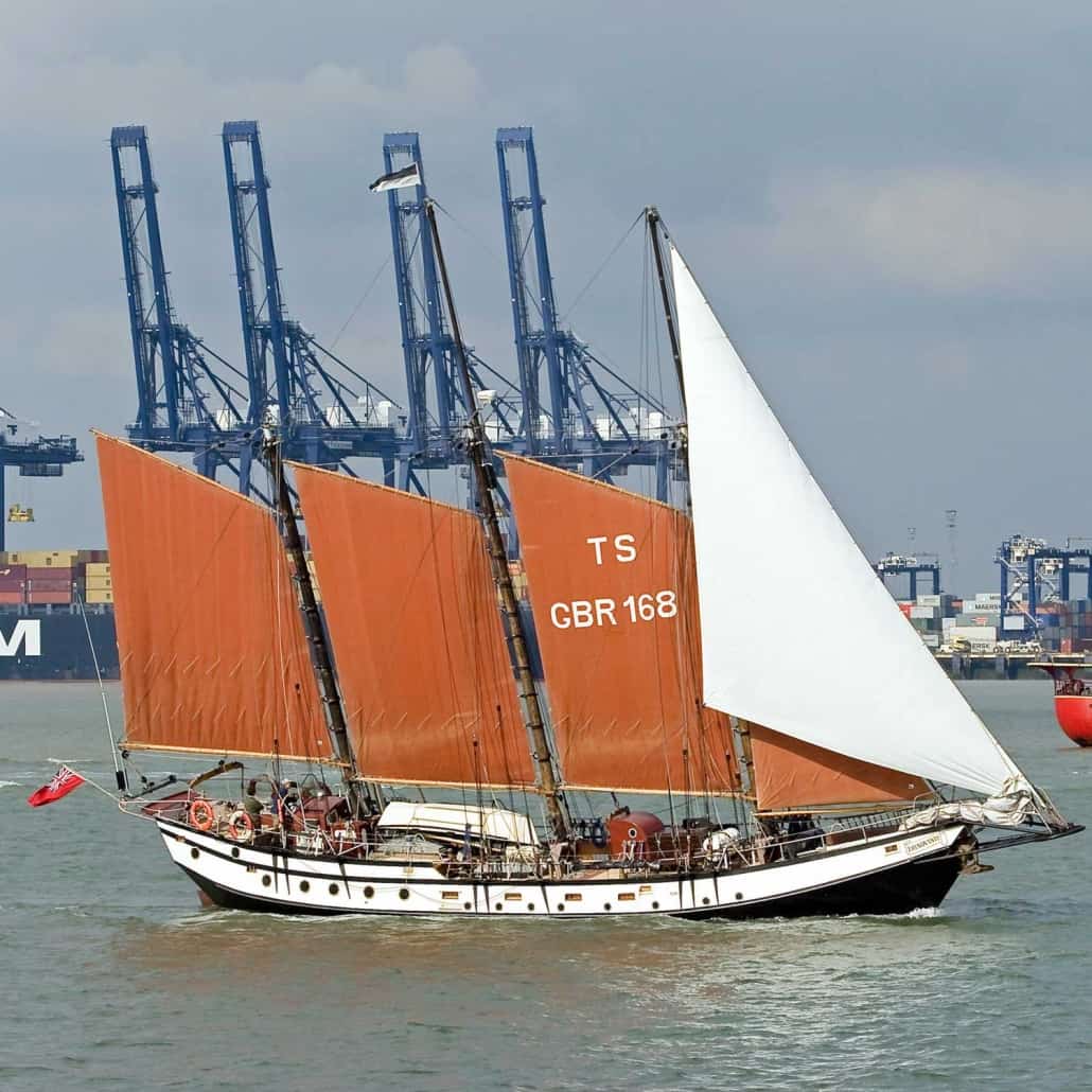 UK Sailing Holiday Ipswich To London SchoonerSail